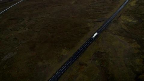 Stock Video Freight Truck On The Road In The Countryside Live Wallpaper For PC - Free Live Wallpaper
