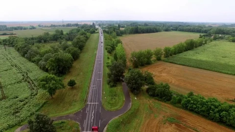 Stock Video Freeway Between Agriculture Fields Live Wallpaper For PC - Free Live Wallpaper