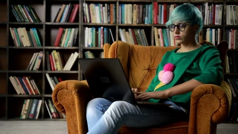 Stock Video Freelancer Working On Her Laptop Live Wallpaper For PC - Free Live Wallpaper