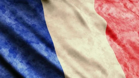 Stock Video France Worn Flag Live Wallpaper For PC - Free Live Wallpaper