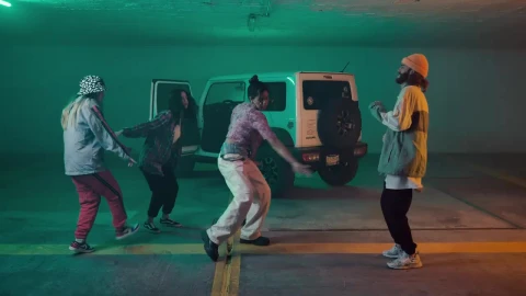 Stock Video Four Hip Hop Dancers Dancing Live Wallpaper For PC - Free Live Wallpaper