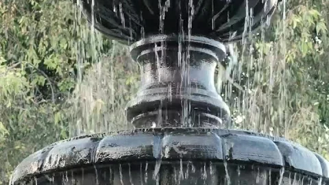Stock Video Fountain In A Garden Live Wallpaper For PC - Free Live Wallpaper