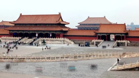 Stock Video Forbidden City Complex In Beijing Live Wallpaper For PC - Free Live Wallpaper