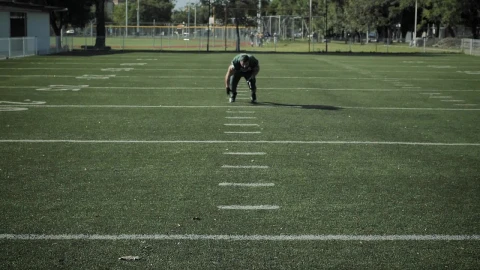 Stock Video Football Player Running To The Camera Live Wallpaper For PC - Free Live Wallpaper