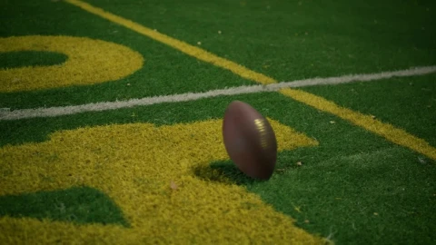 Stock Video Football Ball Spinning To A Stop Live Wallpaper For PC - Free Live Wallpaper