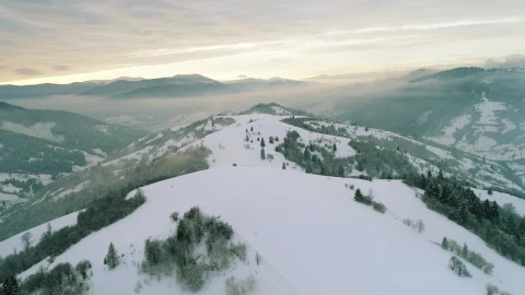 Stock Video Foggy Landscape In A Mountain Range Live Wallpaper For PC - Free Live Wallpaper