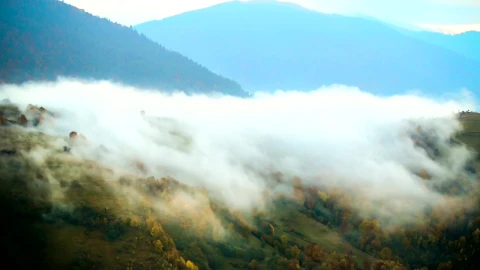 Stock Video Fog Running Through The Mountains Live Wallpaper For PC - Free Live Wallpaper