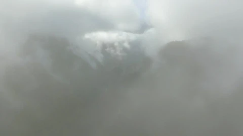 Stock Video Flying Through The Fog In The Forested Mountains Live Wallpaper For PC - Free Live Wallpaper