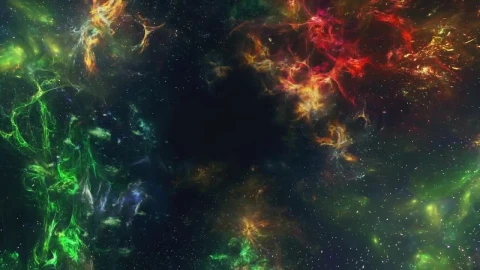 Stock Video Flying Through Beautiful Multicolored Nebulas Live Wallpaper For PC - Free Live Wallpaper