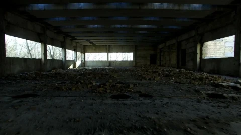 Stock Video Flying Through An Abandoned Place Live Wallpaper For PC - Free Live Wallpaper
