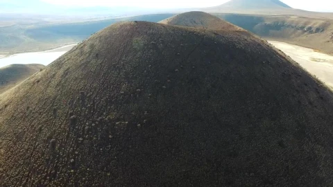 Stock Video Flying Through A Volcanic Crater Live Wallpaper For PC - Free Live Wallpaper