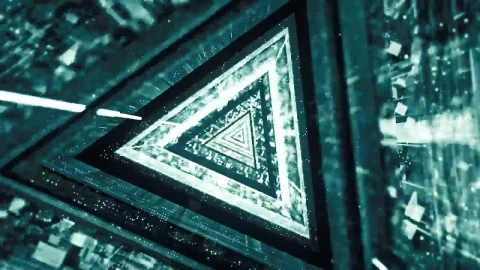 Stock Video Flying Through A Digital Tunnel In The Shape Of A Live Wallpaper For PC - Free Live Wallpaper