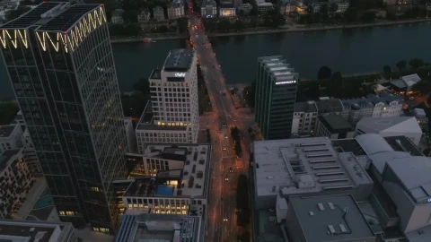 Stock Video Flying Over The Traffic On A Bridge In A River Live Wallpaper For PC - Free Live Wallpaper