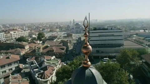 Stock Video Flying Over The Top Of A Mosque Live Wallpaper For PC - Free Live Wallpaper