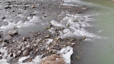 Stock Video Flying Over The Mountain River Live Wallpaper For PC - Free Live Wallpaper