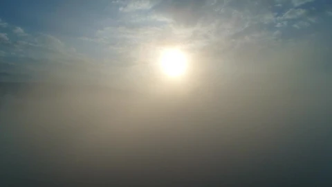 Stock Video Flying Over The Clouds On Winter Mountains Live Wallpaper For PC - Free Live Wallpaper