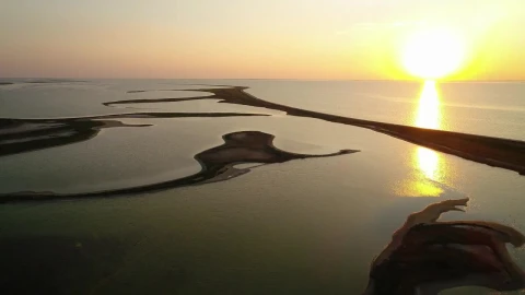 Stock Video Flying Over Small Islands In A Huge Lake Live Wallpaper For PC - Free Live Wallpaper