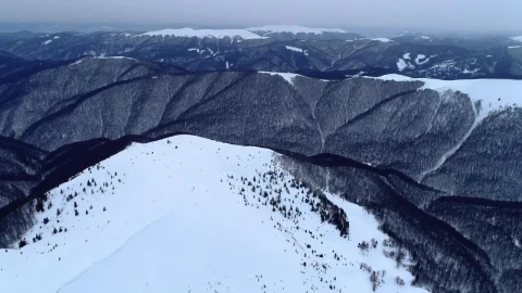 Stock Video Flying Over Rocky Mountains In Winter Live Wallpaper For PC - Free Live Wallpaper