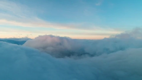 Stock Video Flying Over Massive Clouds Live Wallpaper For PC - Free Live Wallpaper