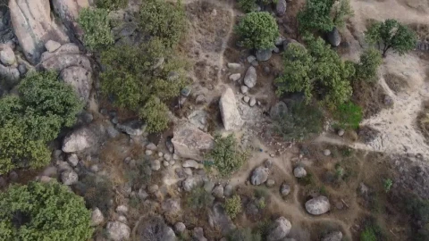 Stock Video Flying Over A Rocky And Arid Relief Live Wallpaper For PC - Free Live Wallpaper