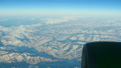 Stock Video Flying Over A Range Of Mountains With Snow Live Wallpaper For PC - Free Live Wallpaper