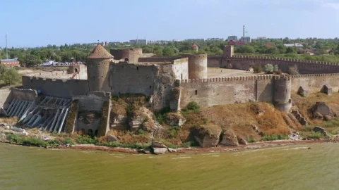 Stock Video Flying Over A Medieval Castle Live Wallpaper For PC - Free Live Wallpaper