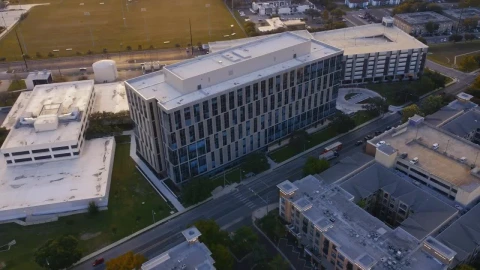 Stock Video Flying Over A Departmental Area In A City 4233 Live Wallpaper For PC - Free Live Wallpaper