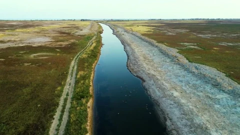 Stock Video Flying Over A Calm River Live Wallpaper For PC - Free Live Wallpaper