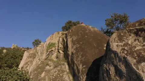 Stock Video Flying Over A Big Mountain In Nature Live Wallpaper For PC - Free Live Wallpaper