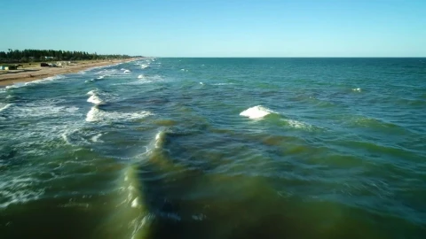Stock Video Flying On The Seashore Over The Waves Live Wallpaper For PC - Free Live Wallpaper