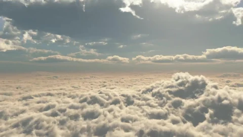 Stock Video Flying In Dream Land Over The Clouds Live Wallpaper For PC - Free Live Wallpaper