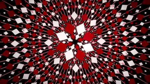 Stock Video Flying Between Red And White Poker Diamond Figures Live Wallpaper For PC - Free Live Wallpaper