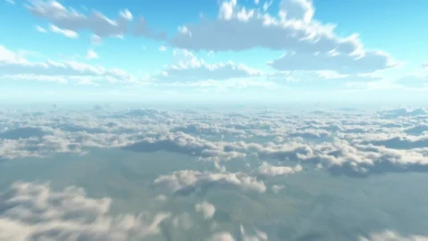 Stock Video Flying Between Cloud Layers Time Lapse Live Wallpaper For PC - Free Live Wallpaper