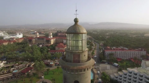 Stock Video Flying Away From An Old Lighthouse Live Wallpaper For PC - Free Live Wallpaper