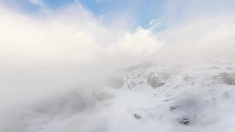 Stock Video Flying Among The Clouds That Brush The Mountains Live Wallpaper For PC - Free Live Wallpaper