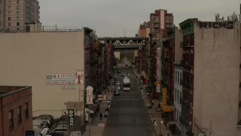 Stock Video Flying Among Buildings In A New York Neighborhood Live Wallpaper For PC - Free Live Wallpaper