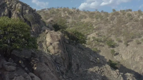 Stock Video Fly Over A Mountain Range In An Arid Environment Live Wallpaper For PC - Free Live Wallpaper