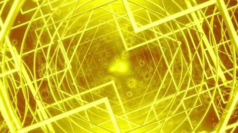 Stock Video Floating Rotating Golden Frames Live Wallpaper For PC - Free Live Wallpaper