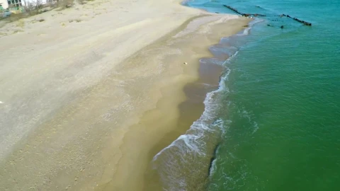 Stock Video Flight Over A Sandy Beach Live Wallpaper For PC - Free Live Wallpaper
