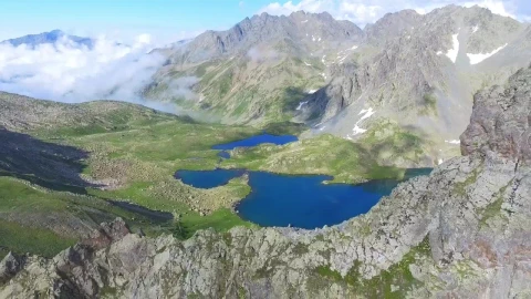 Stock Video Flight In The Rocky Mountains And A Valley With A Live Wallpaper For PC - Free Live Wallpaper