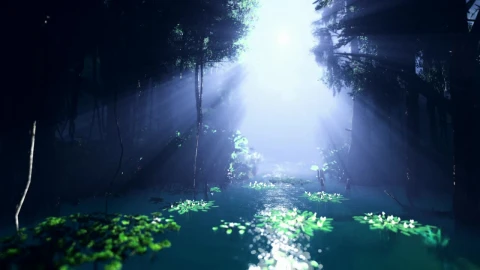 Stock Video Flashing Neon Light Triangles Forming A D Tunnel Live Wallpaper For PC - Free Live Wallpaper