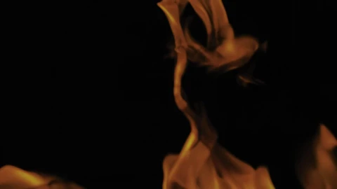 Stock Video Flames Up And Down With Black Background Live Wallpaper For PC - Free Live Wallpaper