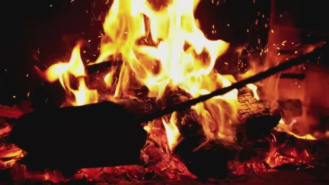 Stock Video Flames Of A Burning Fire Live Wallpaper For PC - Free Live Wallpaper