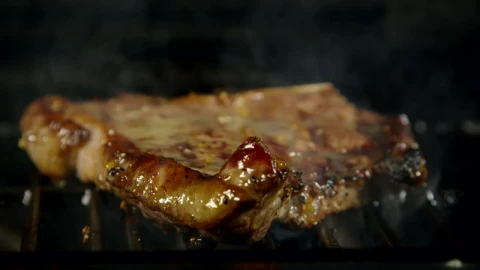 Stock Video Flame Grilling A Steak Live Wallpaper For PC - Free Live Wallpaper