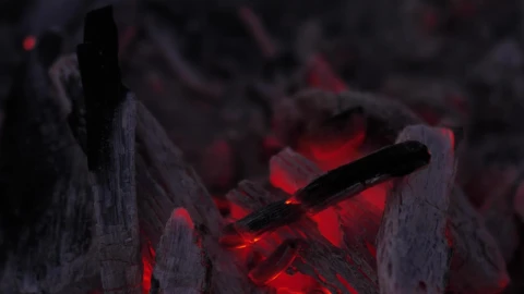 Stock Video Flame Burning Coal In Detail Live Wallpaper For PC - Free Live Wallpaper