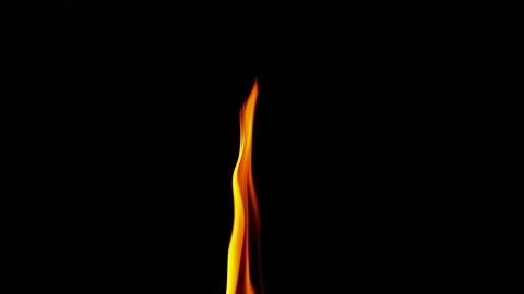 Stock Video Flame Burning Against A Dark Background Live Wallpaper For PC - Free Live Wallpaper