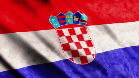 Stock Video Flag Of The European Country Of Croatia Live Wallpaper For PC - Free Live Wallpaper
