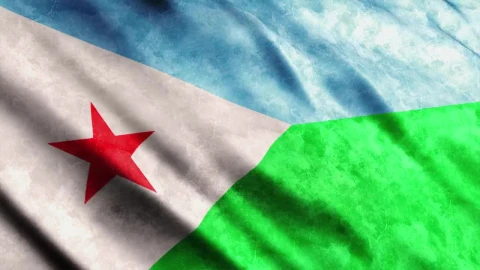 Stock Video Flag Of The Country Of Djibouti In Africa Live Wallpaper For PC - Free Live Wallpaper