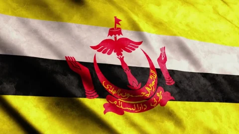 Stock Video Flag Of The Asian Country Brunei Live Wallpaper For PC - Free Live Wallpaper