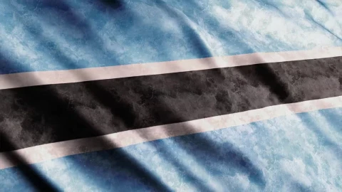 Stock Video Flag Of The African Country Botswana Live Wallpaper For PC - Free Live Wallpaper
